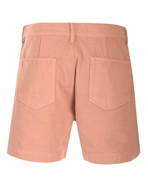 Rick Owens White Cotton Shorts for men