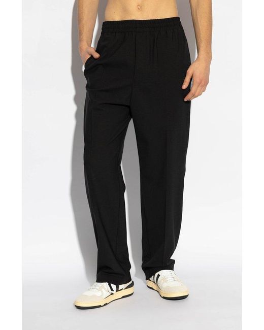 Isabel Marant Black Wool Trousers Nahili for men