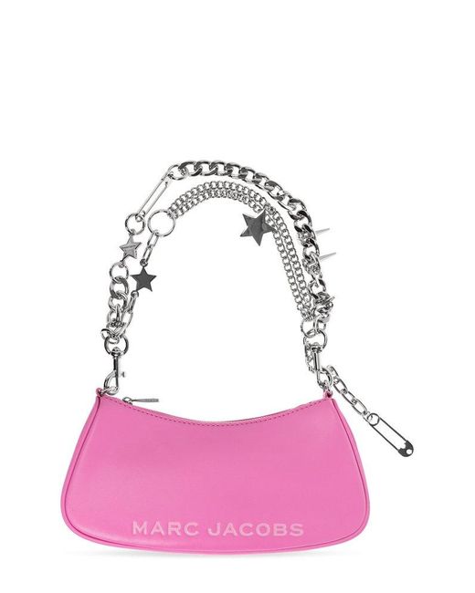 Marc Jacobs Pink The Star Charm Shoulder Bag