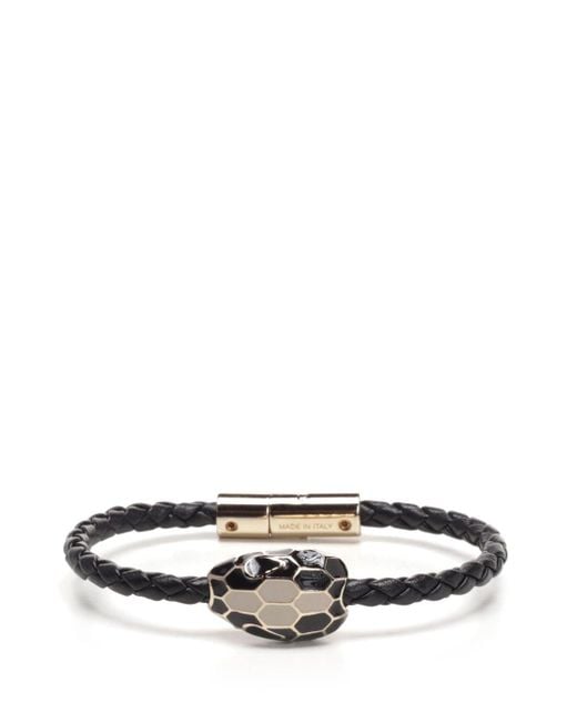 bvlgari Black Serpenti Forever Braided Bracelet