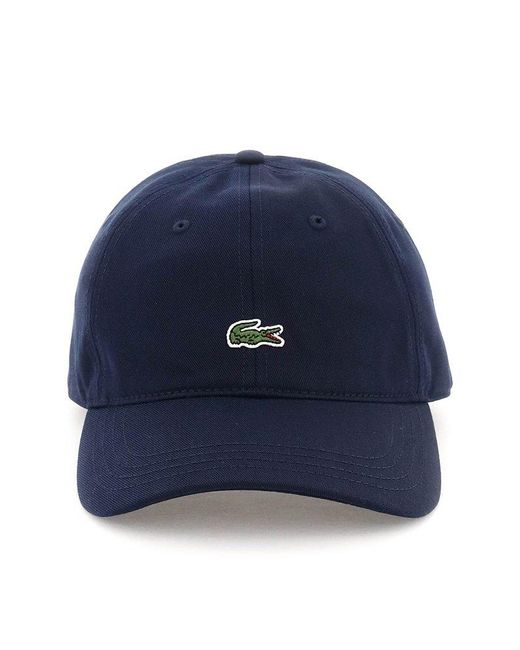 Lacoste Blue Twill Cap for men