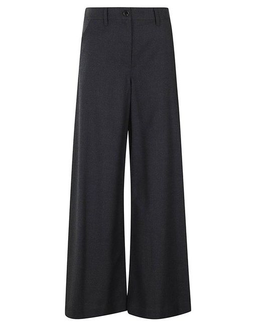 Theory Blue Super Wide Pant