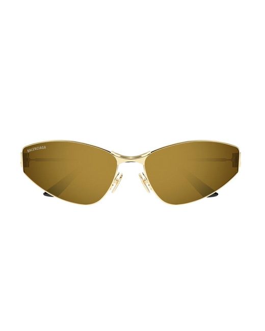 Balenciaga Metallic Cat Eye Frame Sunglasses
