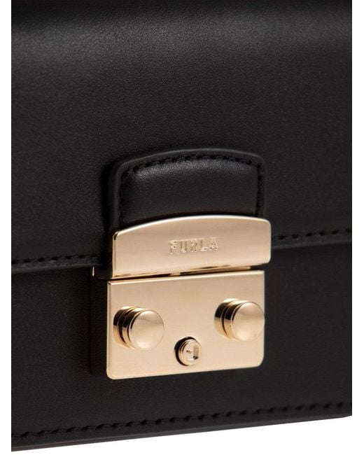 Furla Metropolis Mini Crossbody Bag in Black Lyst