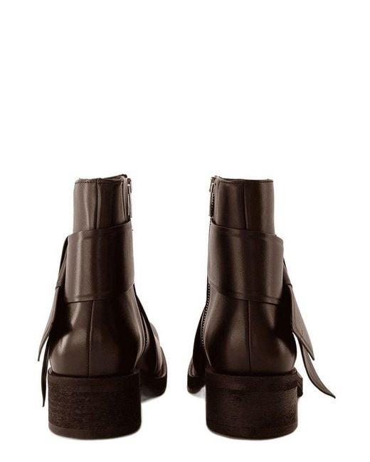 Acne Brown Musubi Ankle Boots