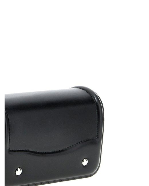 Lemaire Black Ransel Mini Satchel Crossbody Bags