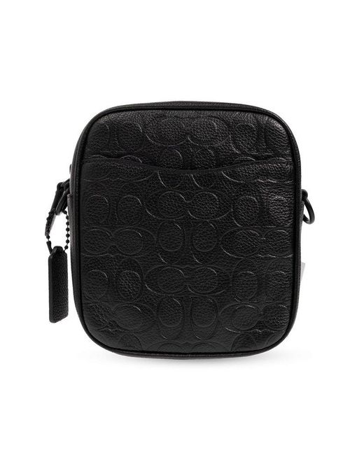 COACH Shoulder Bag With Logo, in Black for Men | Lyst UK