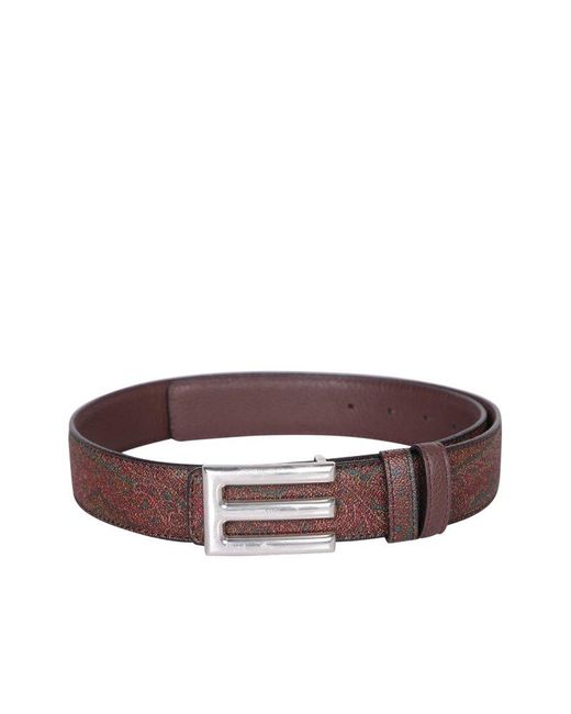 Etro Brown Belts for men
