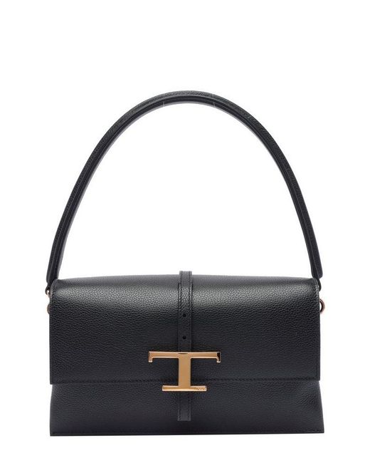 Tod's Blue T Timeless Flap Shoulder Bag