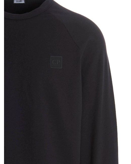 C P Company Black Metropolis Sweatshirt for men