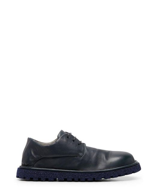 Marsèll Blue Pallottola Pomice Lace Up Ankle Boots for men