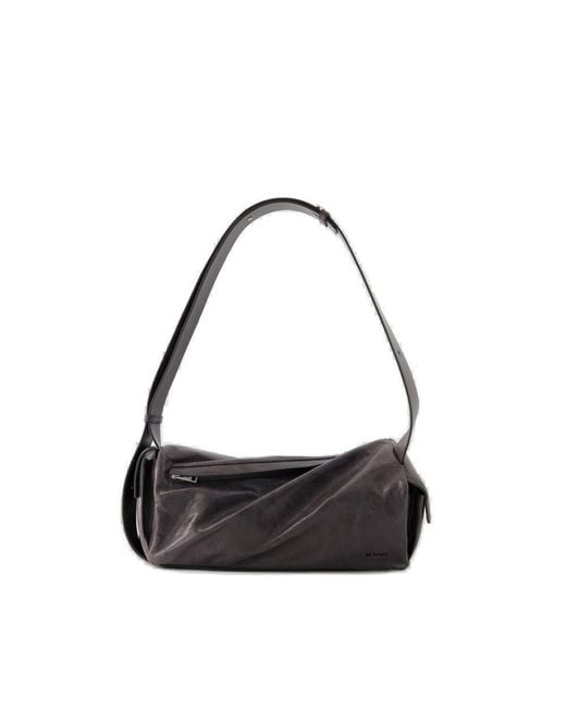 Sunnei Black Zipped Shoulder Bag