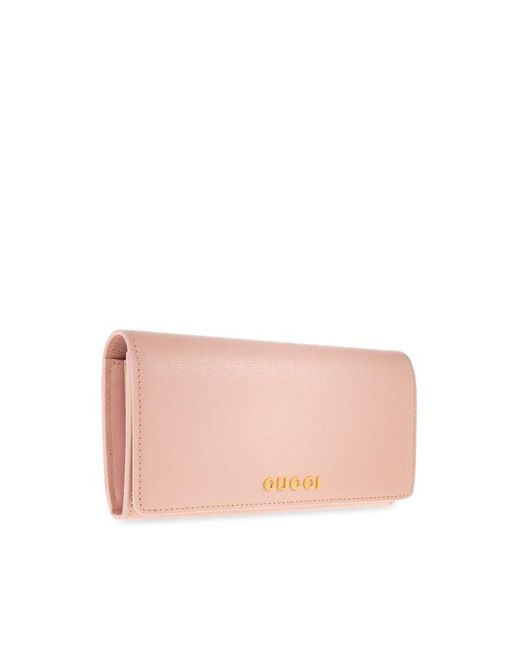 Gucci Pink Leather Wallet,