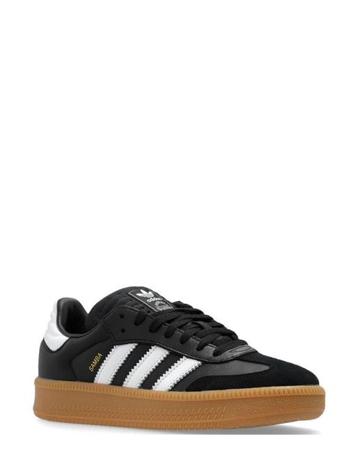 Adidas Originals Black Samba Xlg Lace-up Sneakers