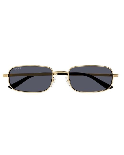 Gucci Multicolor Rectangular Frame Sunglasses for men