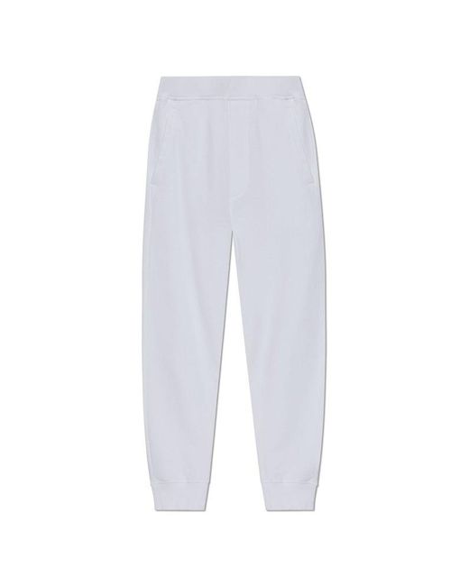 DSquared² White Cotton Sweatpants, for men