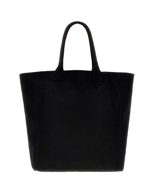 Isabel Marant Black Yenky Open-top Tote Bag