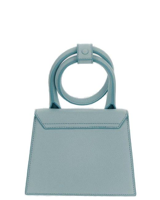 Jacquemus Blue Le Chiquito Noeud Handbag