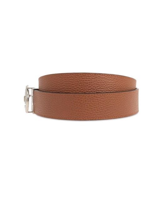 Ferragamo Brown Reversible Belt for men