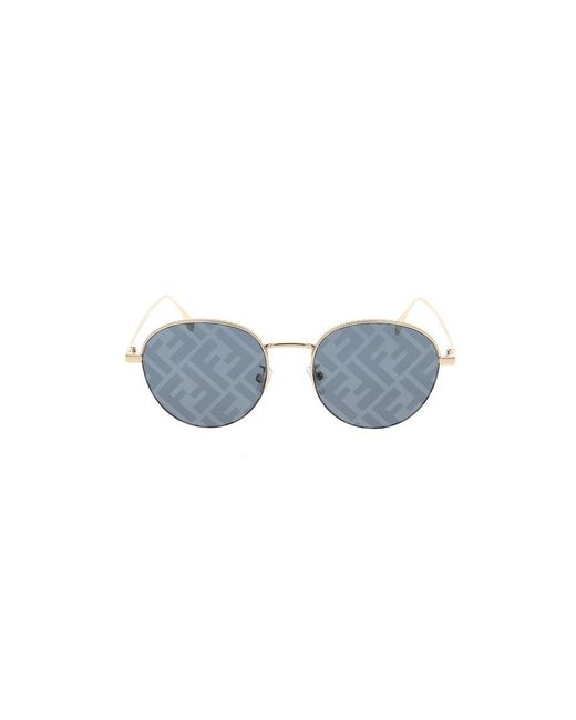 Fendi Black Round-frame Sunglasses