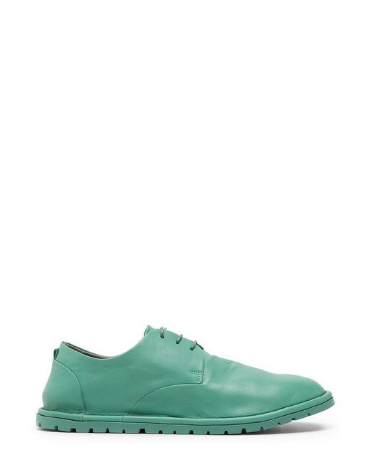 Marsèll Green Derby Cement Lace-up Shoes for men
