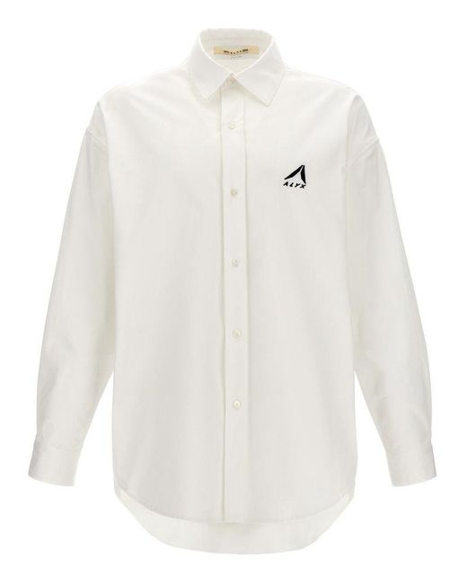 1017 ALYX 9SM White 'Oversized Logo' Shirt for men