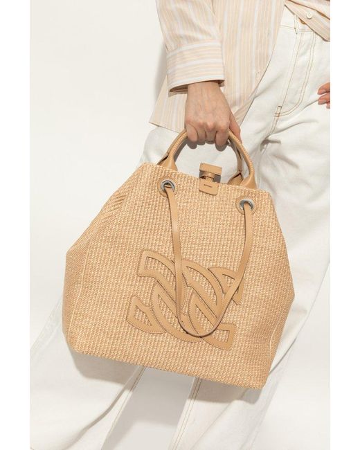 Casadei Natural Dome Shopper Bag