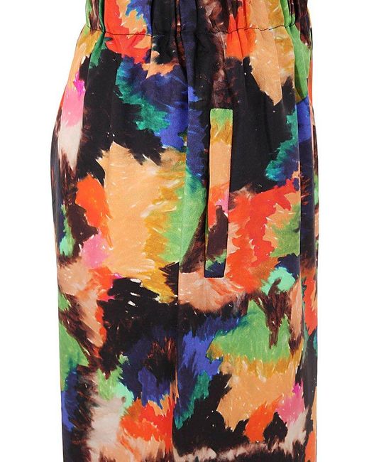 Daniela Gregis White Abstract Pattern Pants