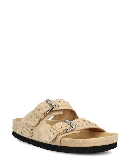 Isabel Marant Brown Two Buckle Straps Sandals