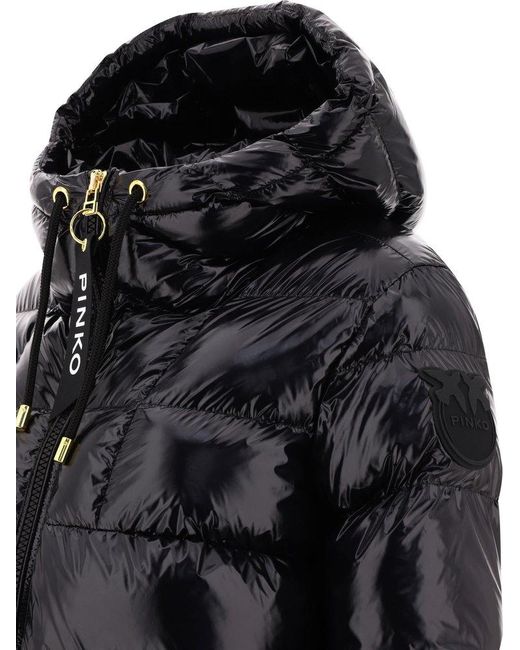 Pinko Eleodoro Puffer Jacket in Black Lyst Canada