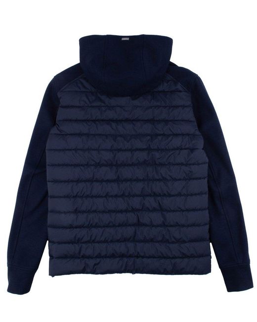 Herno Blue Zip-up Drawstring Jacket for men