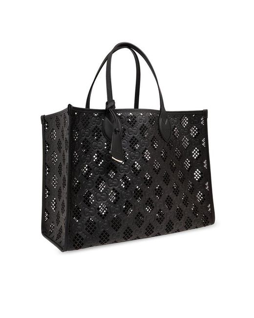 Gucci Black 'ophidia' Shopper Bag,