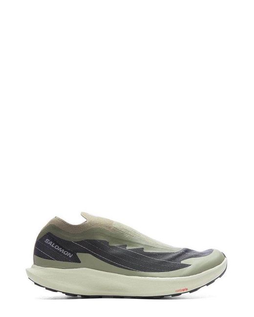 Salomon Green Pulsar Reflective Advanced Slip-On Sneakers for men