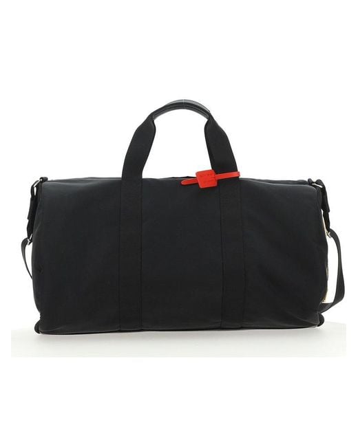 Off white top duffle bag