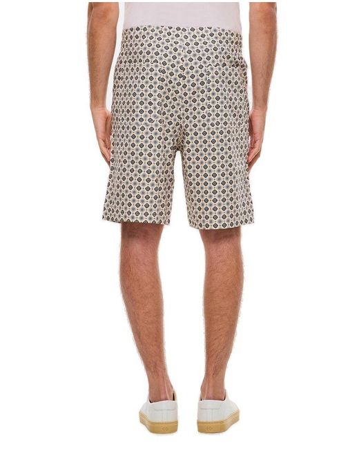 A.P.C. White Vincento Cotton Shorts for men