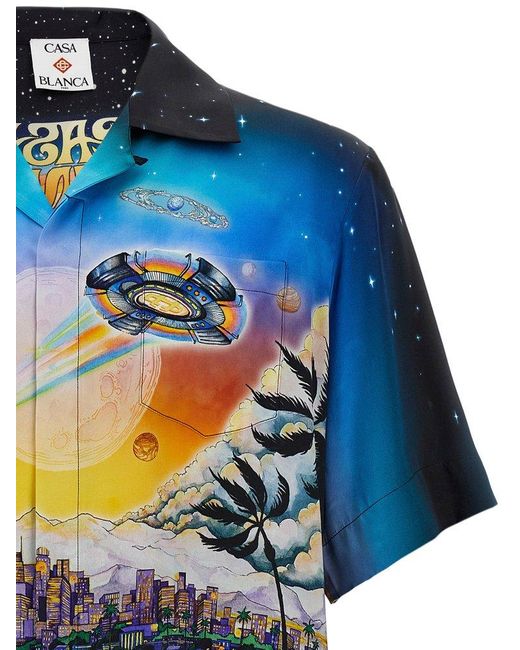 Casablanca Blue 'La Prémonition' Shirt for men