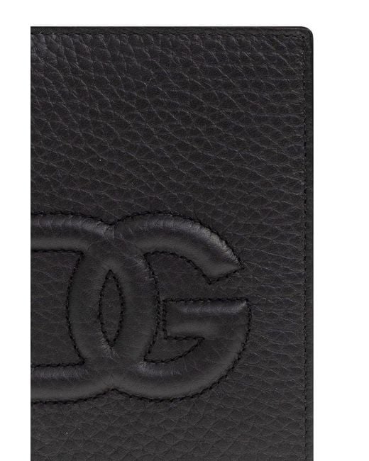Dolce & Gabbana Black Passport Case, for men