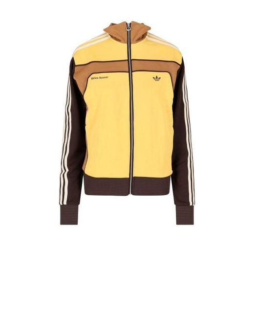 Adidas by Wales Bonner Yellow Panelled Track Jacket for men