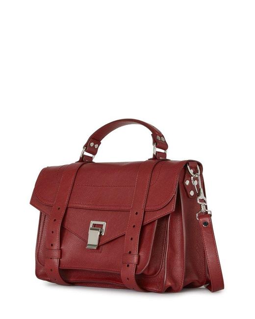 Proenza Schouler Red Ps1 Medium Shoulder Bag