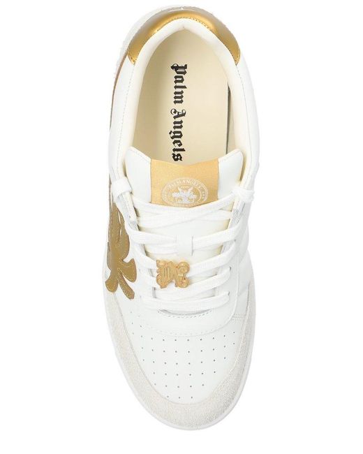 Palm Angels White Palm Beach University Low-top Sneakers for men