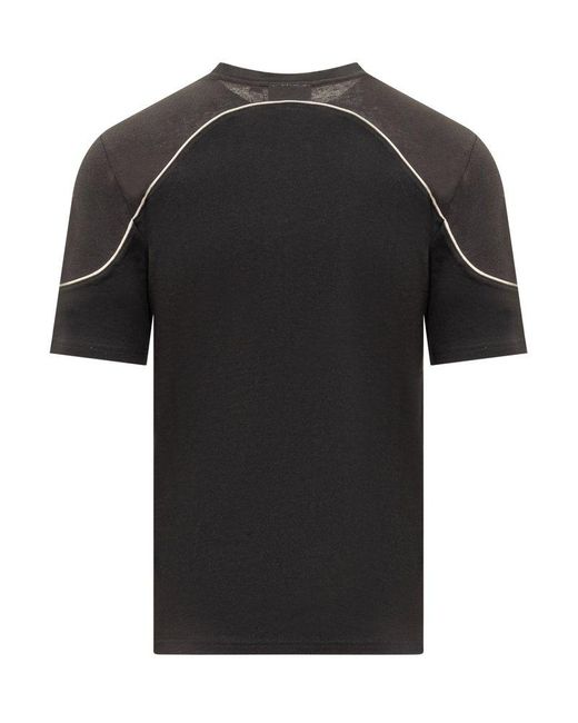 Gcds Black Comma T-Shirt for men