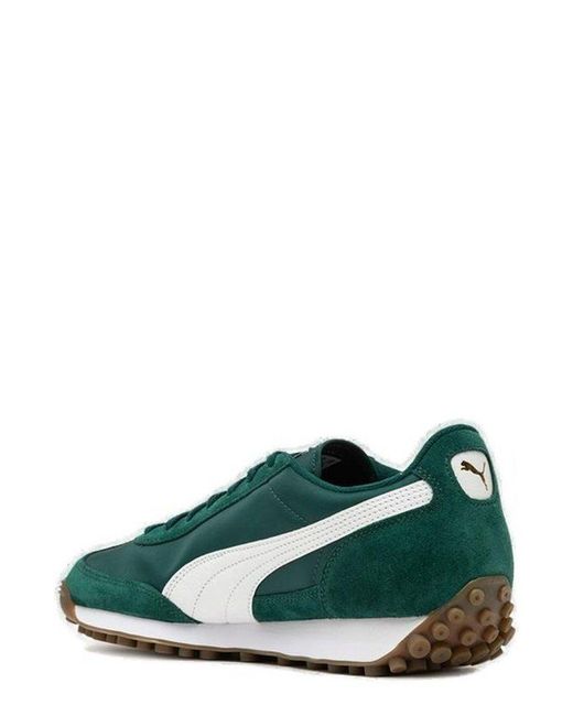 PUMA Green Easy Rider Vintage Sneakers for men
