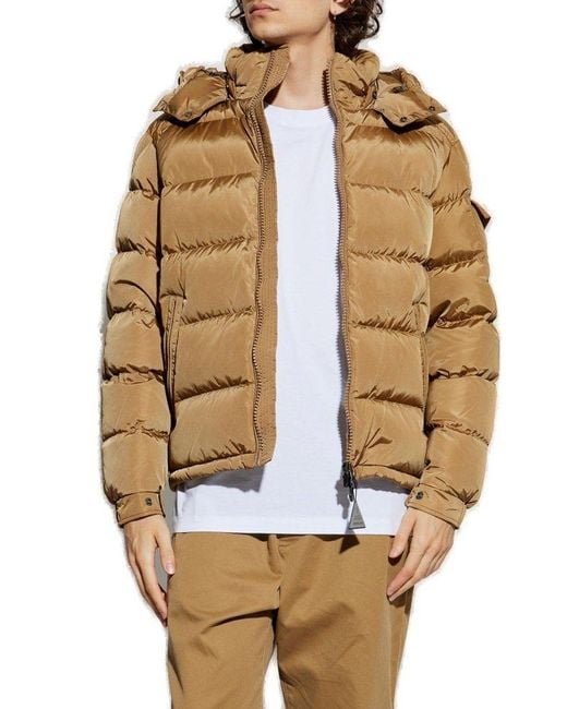 Moncler Natural Maya Hooded Down Jacket for men