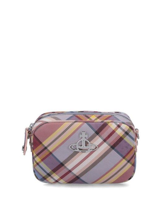 (Vivienne Westwood) Logo Motif Handbag(SALE!国内発送) Vivienne Westwood Red Heart Shaped Shoulder Bag Orb Motif