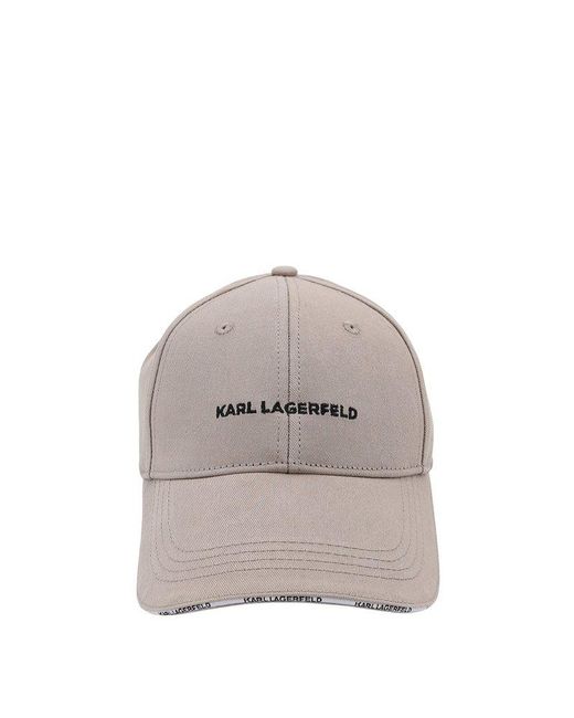 Karl Lagerfeld Gray Hat
