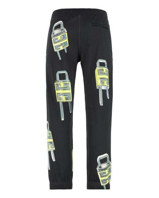 Givenchy Blue 4G Lock Track Pants for men