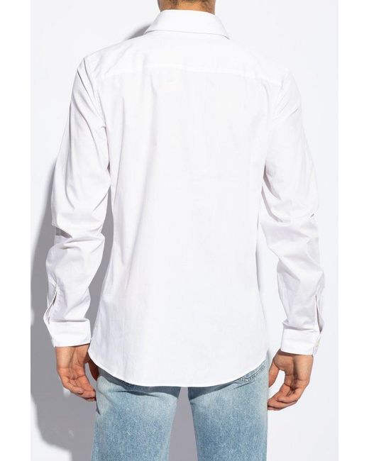 DIESEL White Shirt `s-fitty-a`, for men