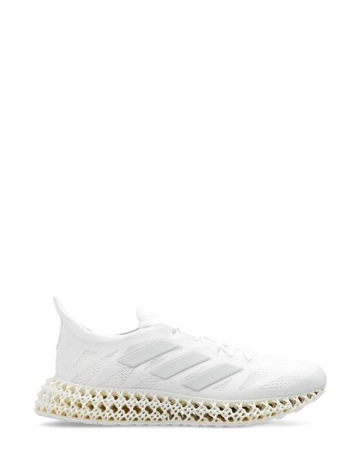 Adidas White 4 Dfwd 3 Running Sneakers