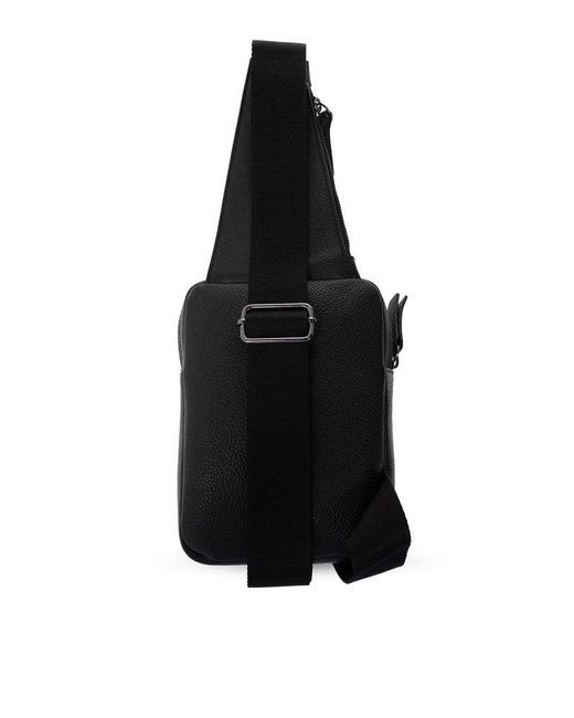 DSquared² Black Shoulder Bag With Logo for men
