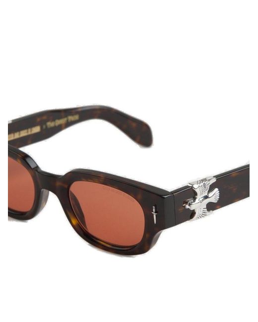 Cutler & Gross Brown Rectangle-frame Sunglasses for men
